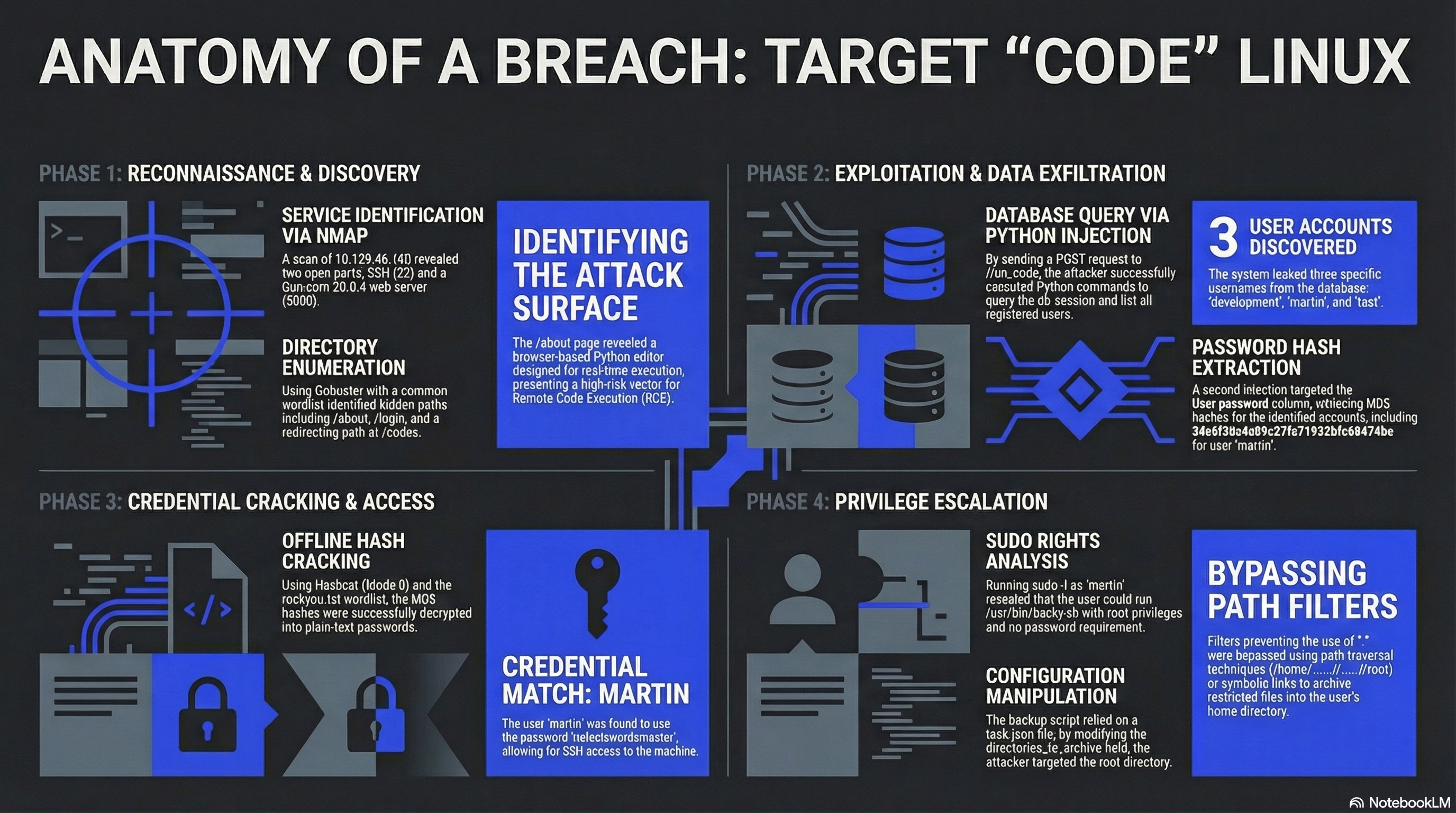 Anatomy of a Breach — Exploiting Code Linux